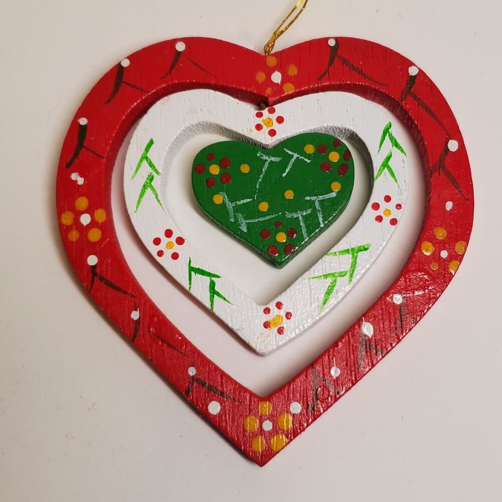 Wooden Ornament - Decorative Heart
